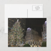 NYC Rockefeller Center kerstboom New York Feestdagenkaart (Voorkant / Achterkant)