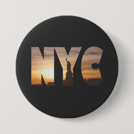 NYC RONDE BUTTON 7,6 CM