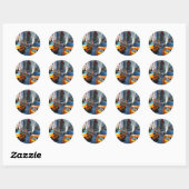 NYC RONDE STICKER (Vel)