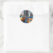 NYC RONDE STICKER (Tas)