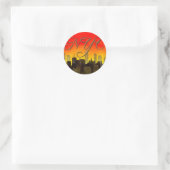 nyc ronde sticker (Tas)