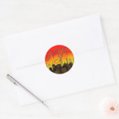 nyc ronde sticker (Envelop)