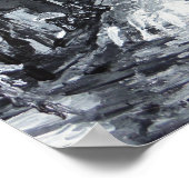 nyc scènes " vijfde ave drizzle " poster (Hoek)