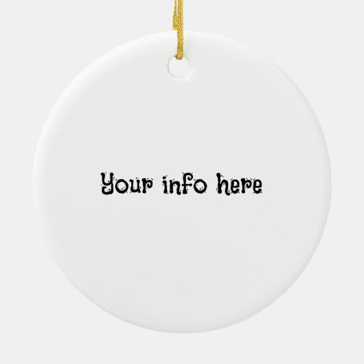 NYC schaatsen Keramisch Ornament (Achterkant)