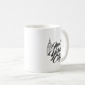 NYC Script-tekst Koffiemok (Voorkant rechts)