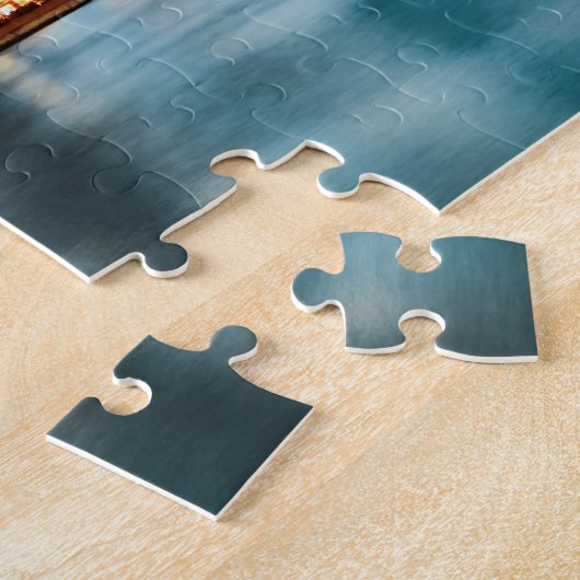 NYC Sights Skyline City Sights New York Cityscape Legpuzzel (Zijkant)