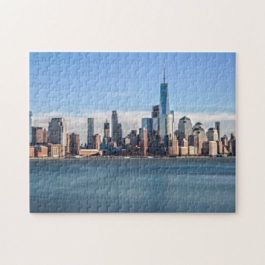 NYC Sights Skyline City Sights New York Cityscape Legpuzzel (Horizontaal)