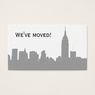 NYC Silhouet van de Skyline, ESB #1 Grijs - We zij Visitekaartje