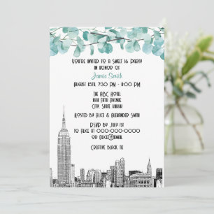 NYC Silhouette ESB Ets Eucalyptus Sweet 16 Kaart