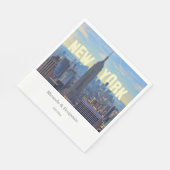 NYC Silhouette ESB WTC 2C L Servetten (Hoek)