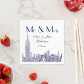 NYC Skyline 01 Etchd DIY BG Wedding Mr. Blue Servet (Insitu)