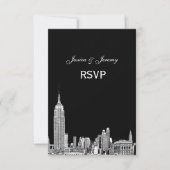 NYC Skyline 01 RSVP #1 met Menu (Voorkant)