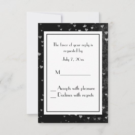 NYC Skyline #2 Black Whart RSVP (Achterkant)