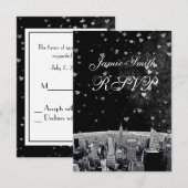 NYC Skyline #2 Black Whart RSVP (Voorkant / Achterkant)