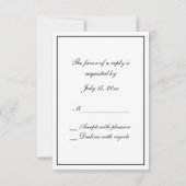 NYC Skyline as Sunset Approach RSVP #1 Kaartje (Achterkant)