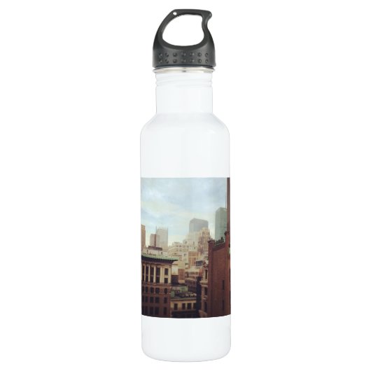 NYC Skyline Bottle Waterfles (Voorkant)
