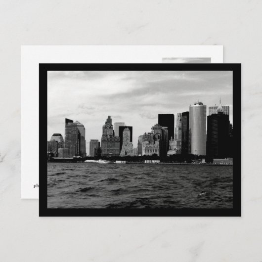 NYC Skyline Briefkaart (Voorkant / Achterkant)