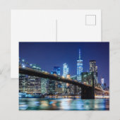 NYC Skyline Briefkaart (Voorkant / Achterkant)