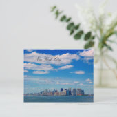 nyc skyline briefkaart (Staand voorkant)