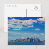 nyc skyline briefkaart (Voorkant / Achterkant)
