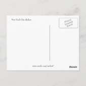 nyc skyline briefkaart (Achterkant)