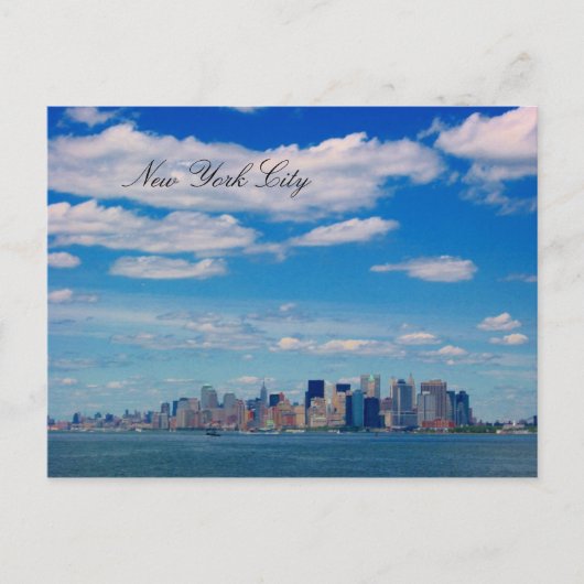nyc skyline briefkaart (Voorkant)