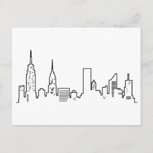 NYC Skyline Briefkaart
