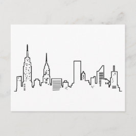 NYC Skyline Briefkaart