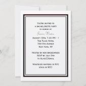 NYC Skyline Brooklyn Bridge #2 DIY Bachelorette Kaart (Achterkant)