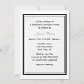 NYC Skyline Brooklyn Bridge #2 Sweet 16 Party Kaart (Achterkant)