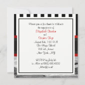 NYC Skyline Brooklyn Bridge Blk Wht P2 Verloving Kaart (Achterkant)