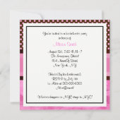 NYC Skyline Brooklyn Bridge Boat 3 Bachelorette Kaart (Achterkant)