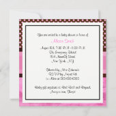 NYC Skyline Brooklyn Bridge Boat 3H Baby shower Kaart (Achterkant)