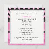 NYC Skyline Brooklyn Bridge Boat 8P Baby shower Kaart (Achterkant)