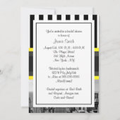 NYC Skyline BW Blk Whk Strp Yellow P Vrijgezellenf Kaart (Achterkant)