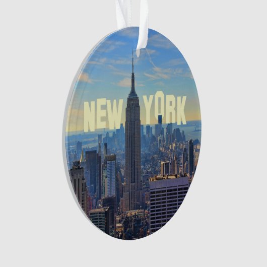 NYC Skyline EMP St Building, Wereldhandel 2C Ornament (voorkant)