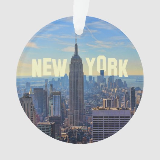 NYC Skyline EMP St Building, Wereldhandel 2C Ornament (voorkant)