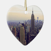 NYC skyline Emp St Building, WTC 4 Keramisch Ornament (Rechts)