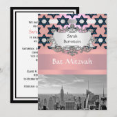 NYC Skyline Empire State Building Bat Mitzvah #1 Kaart (Voorkant / Achterkant)