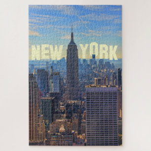 NYC Skyline Empire State Building, World Trade 2C Legpuzzel