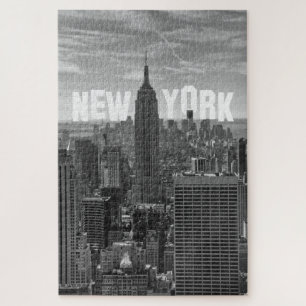 NYC Skyline Empire State Building World Trade 2CBW Legpuzzel