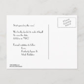 NYC Skyline ESB BW 1 Sla de datum op Aankondigingskaart (Achterkant)