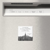 NYC Skyline ESB Top of the Rock Save the Date Magneet (Insitu (Vaatwasser))