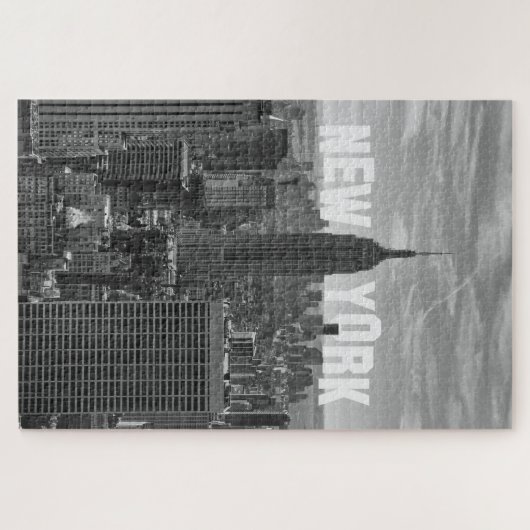 NYC Skyline ESB World Trade 2CBW Legpuzzel (Horizontaal)