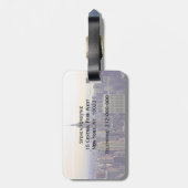 NYC skyline ESB, WTC 4 Bagagelabel (Achterkant verticaal)