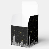 NYC Skyline Etched Starry DIY BG Color Bedankdoosjes (Geopend)