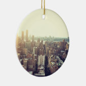 NYC Skyline Foto Keramisch Ornament (Rechts)