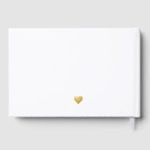 NYC Skyline Gold New York Destination Wedding Gastenboek (Achterkant)