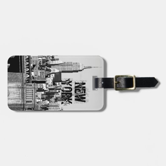 NYC Skyline II Bagagelabel (Voorkant horizontaal)