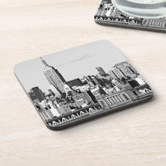 NYC Skyline II Bier Onderzetter (Linkerzijde)